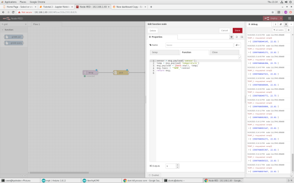 node-red-function | GridDB: Open Source Time Series Database for IoT