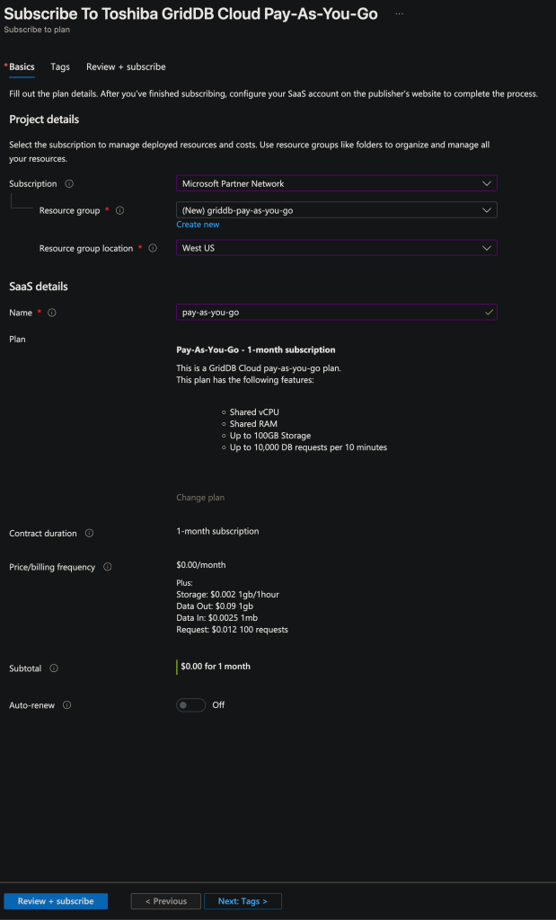 GridDB Cloud on Microsoft Azure Marketplace | GridDB: Open Source Time ...